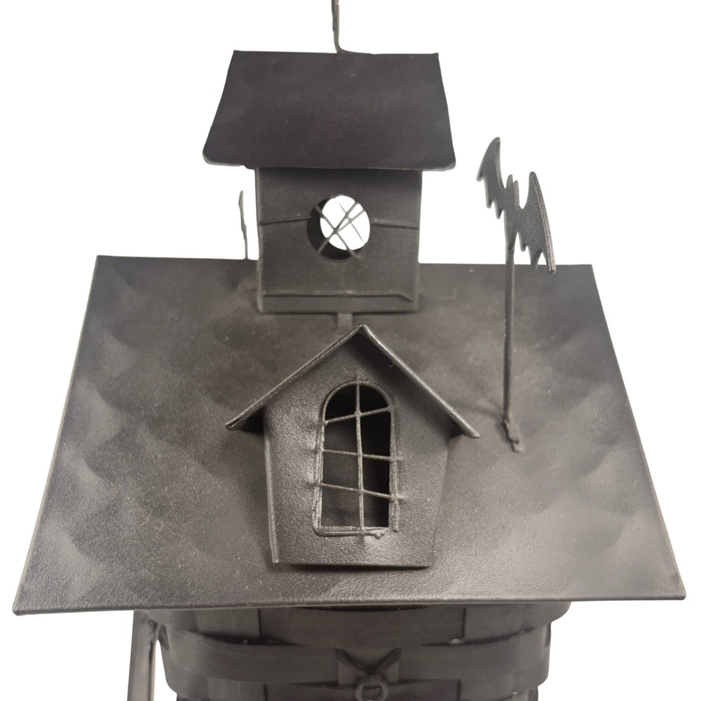 Longaberber 2012 Haunted House Basket Metal Roof 5 Tie-Ons Protector Halloween‎ - Picture 8 of 16